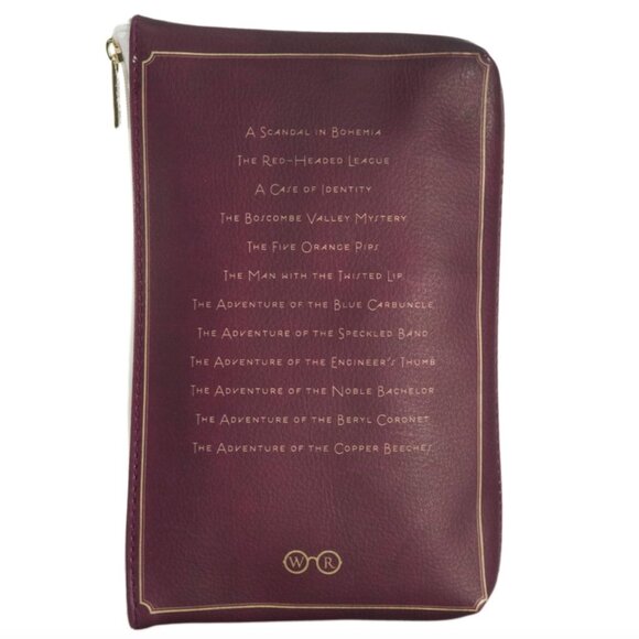 Sherlock Holmes Silhouette Book Pouch Purse Clutch - Book Lover Gifts - Picture 2 of 7